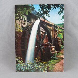Share Vintage Postcard - Waterwheel in the Black Forest - Metz